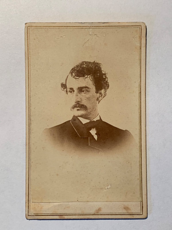 John Wilkes Booth CDV Photograph